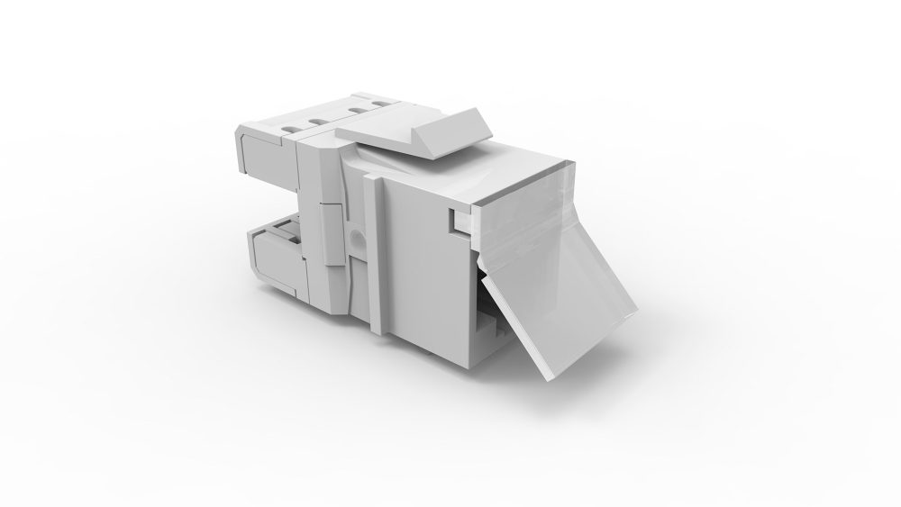 CONECTOR FEMEA GIGALAN CAT.6 T568A/B - BEGE (24 UNID)