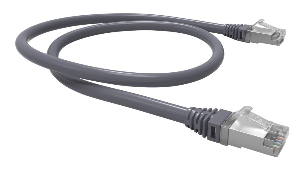 PATCH CORD U/UTP MULTILAN CAT.6 - CM - T568A/B - 2.5m - CINZA